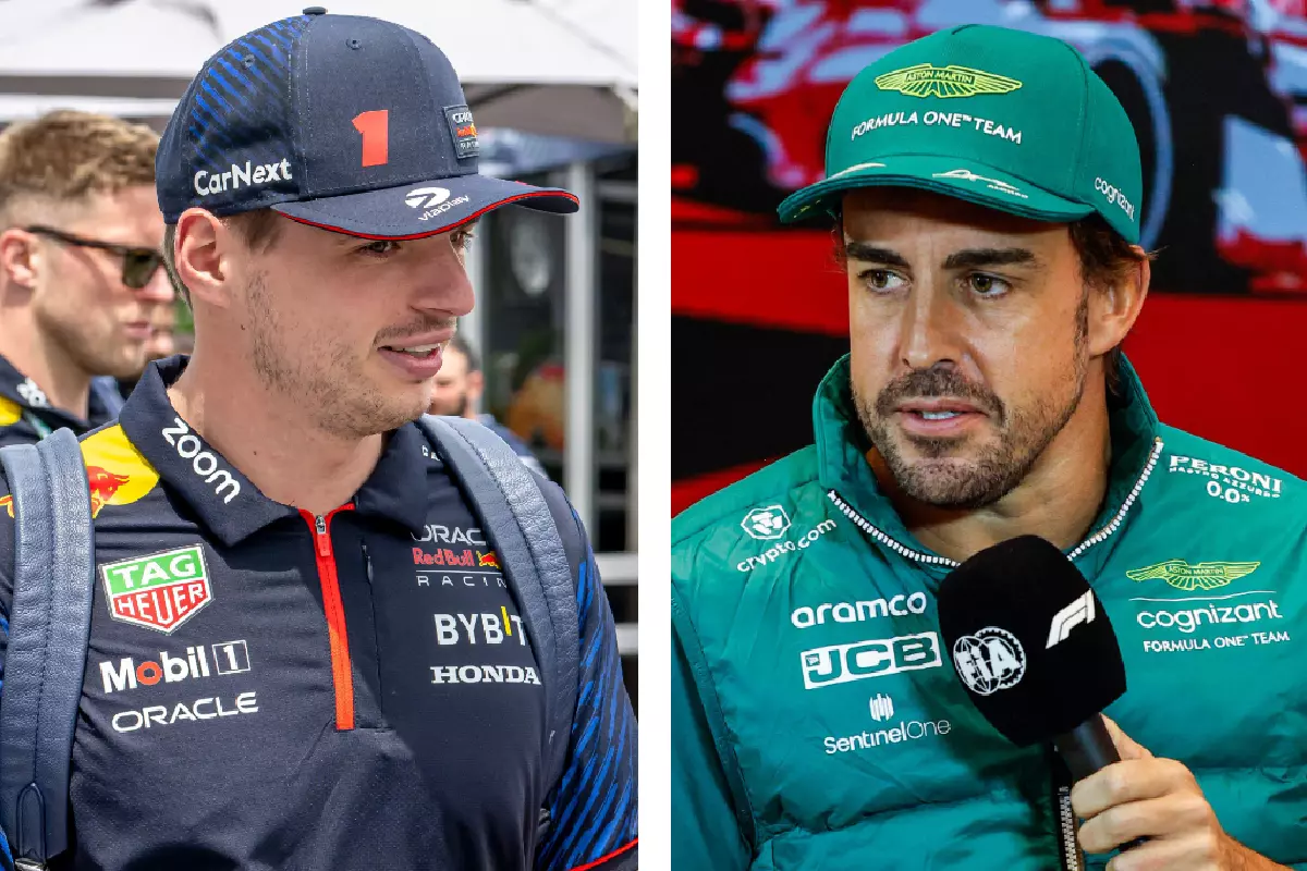 Max Verstappen and Fernando Alonso