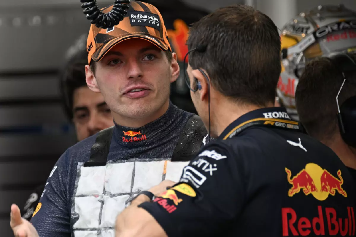 Max Verstappen at the Singapore GP - Oct 2022