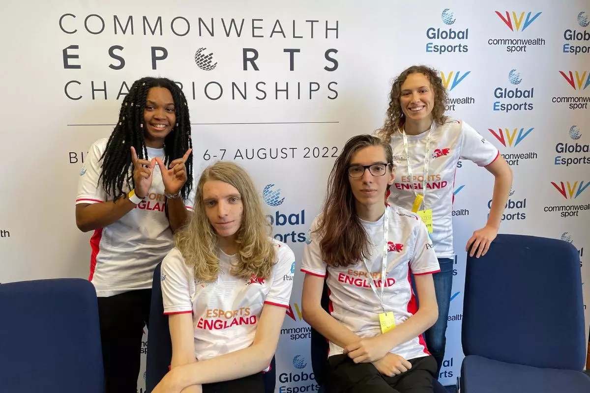 Members of the Esports England team