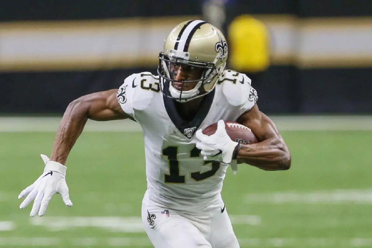 Michael Thomas of the New Orleans Saints Jan 2020