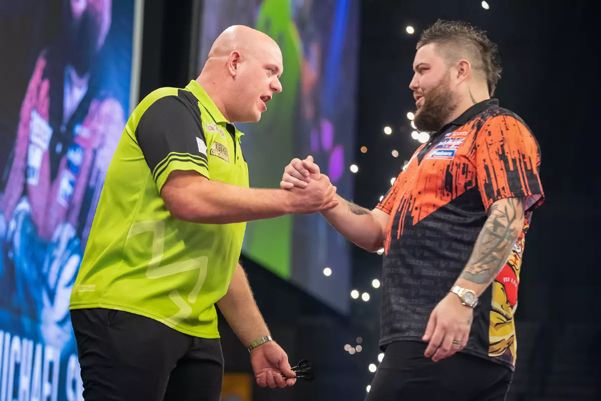 Michael van Gerwen and Michael Smith