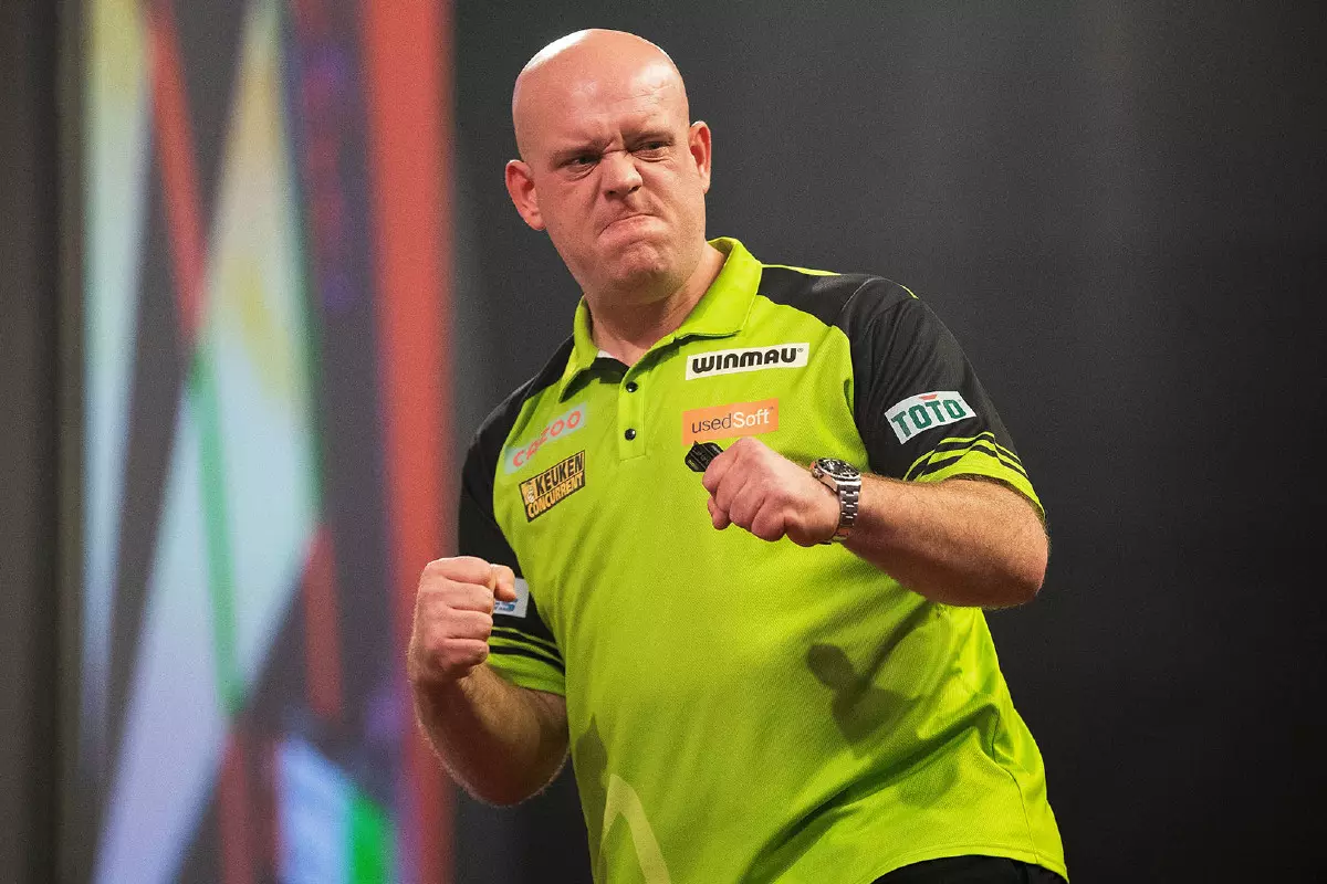 Michael van Gerwen at 2023 World Championships