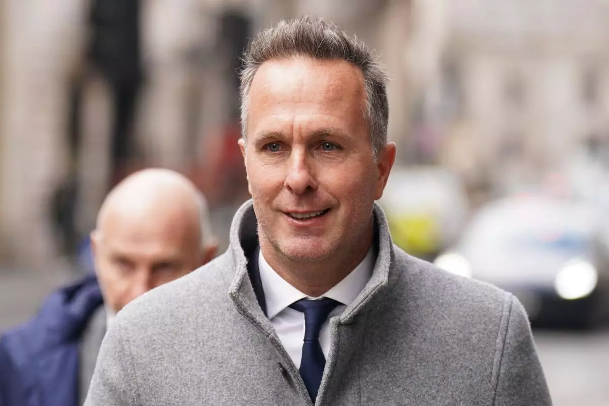 Michael Vaughan at the CDC Panel Hearing at the International Arbitration Centre.