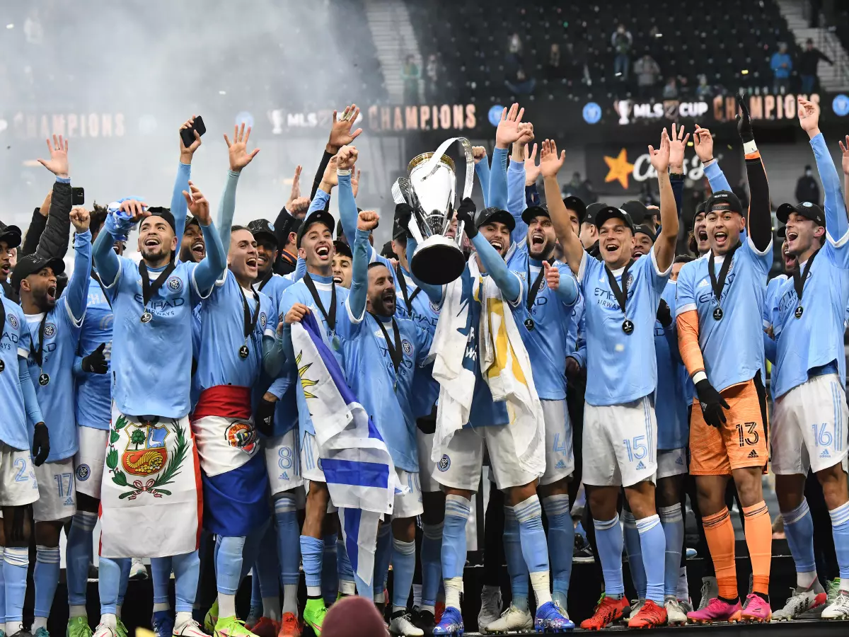 MLS, New York City FC celebrate their MLS Cup win over Portland Timbers
