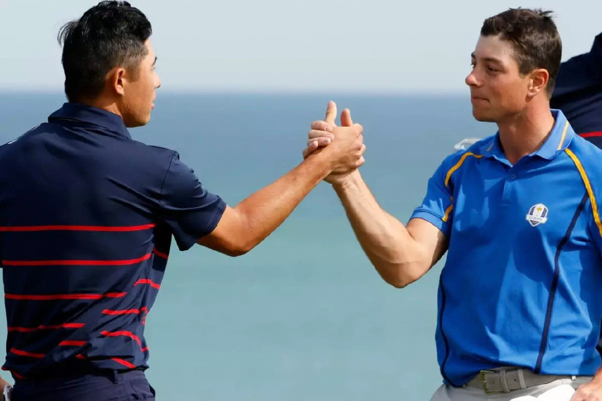 Collin Morikawa and Viktor Hovland Ryder Cup
