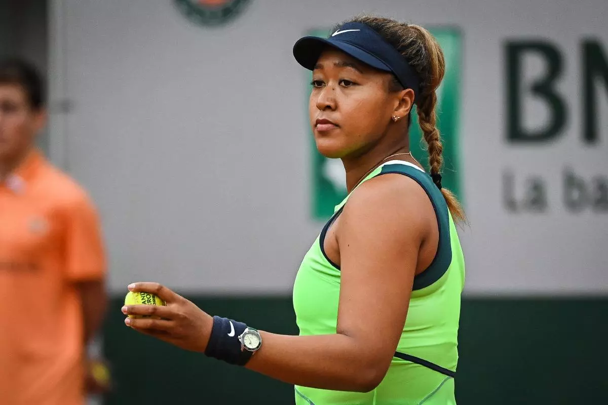 Naomi Osaka of Japan during the Day two of Roland-Garros 2022