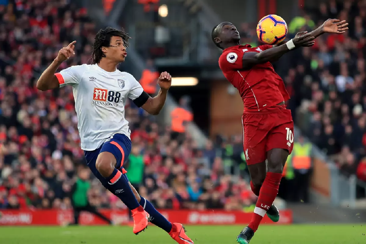 Nathan Ake Sadio Mane Premier League 2019