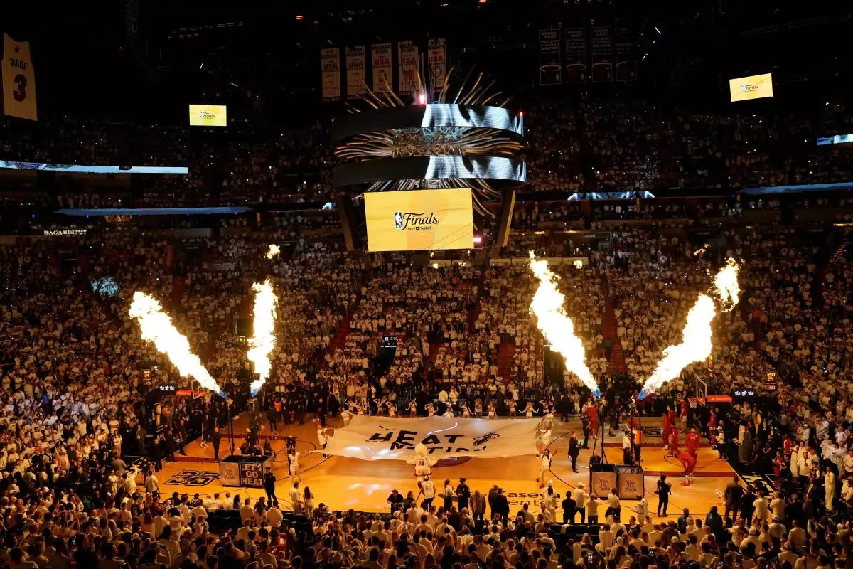 Kaseya Center for game four between Miami Heat and Denver Nuggets June 7, 2023