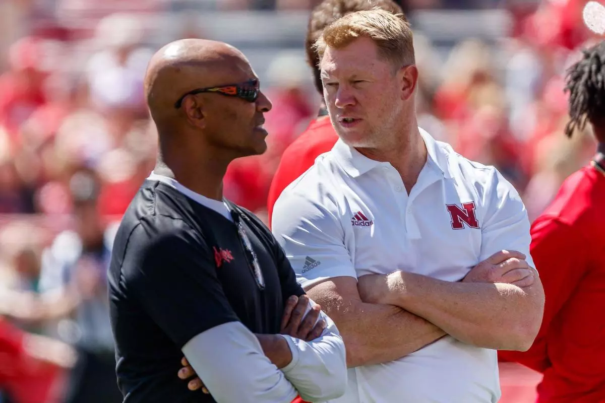 Nebraska Cornhuskers head coach Scott Frost