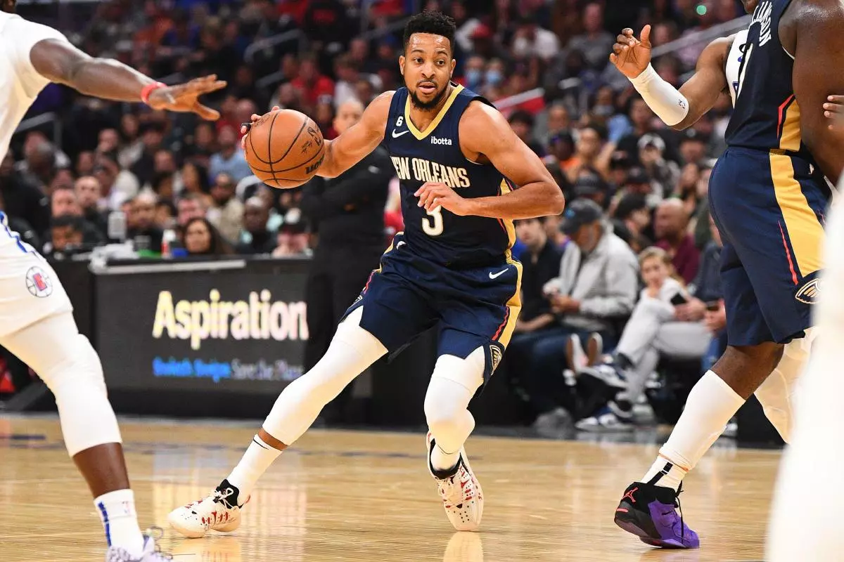 New Orleans Pelicans Guard CJ McCollum