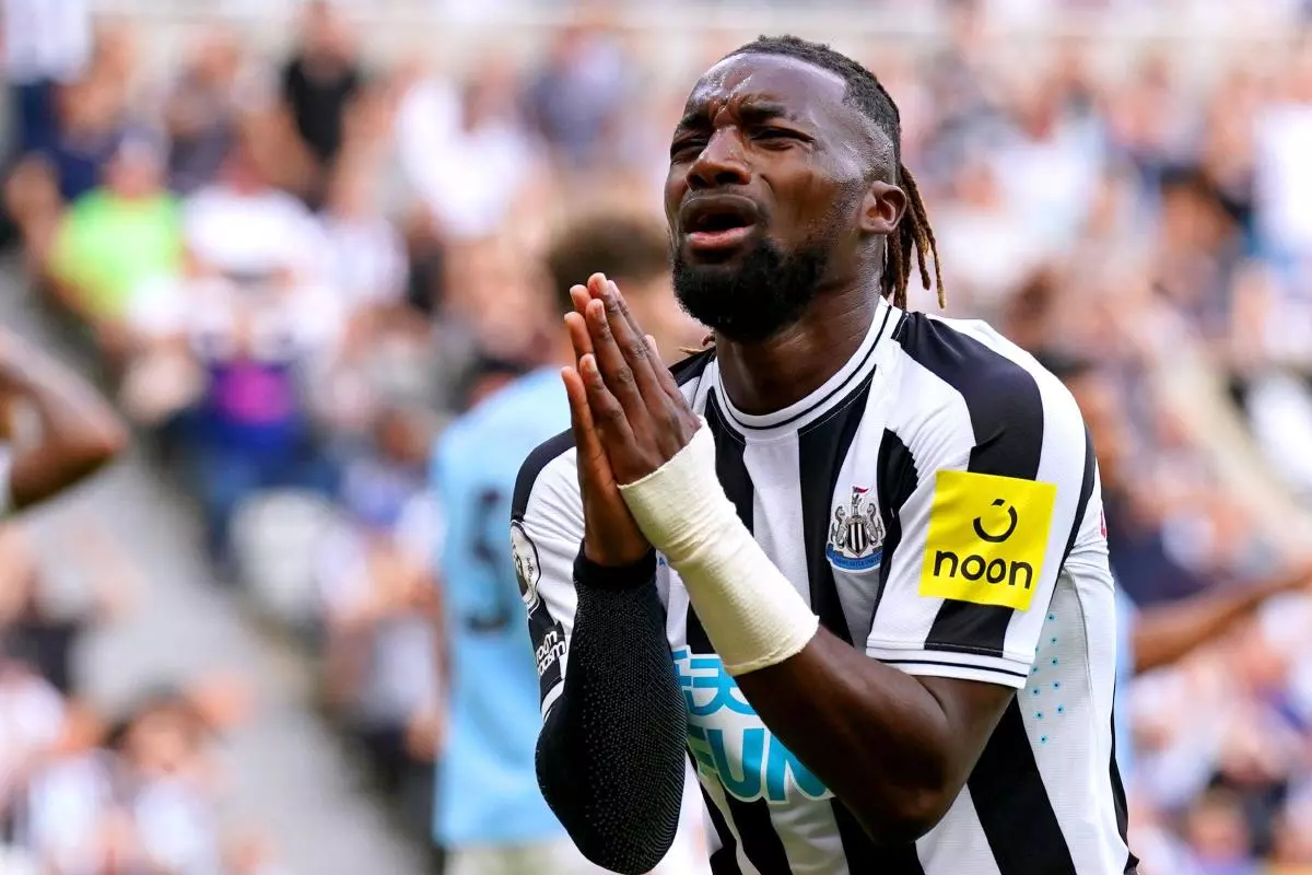 Newcastle United's Allan Saint-Maximin