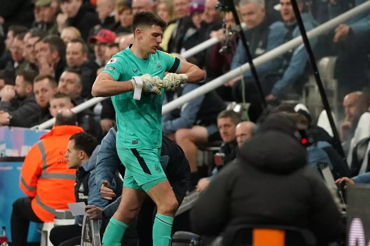 Newcastle United goalkeeper Nick Pope