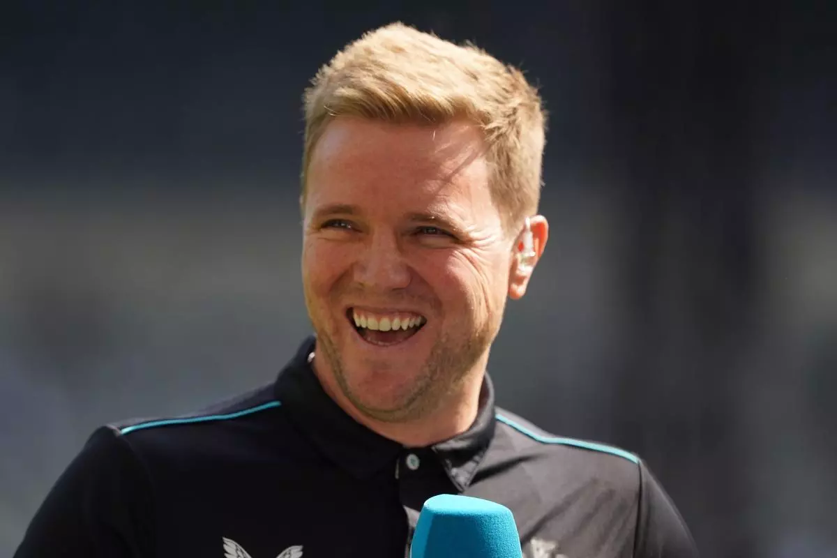 Newcastle United manager Eddie Howe before the Premier League match at St. James' Park