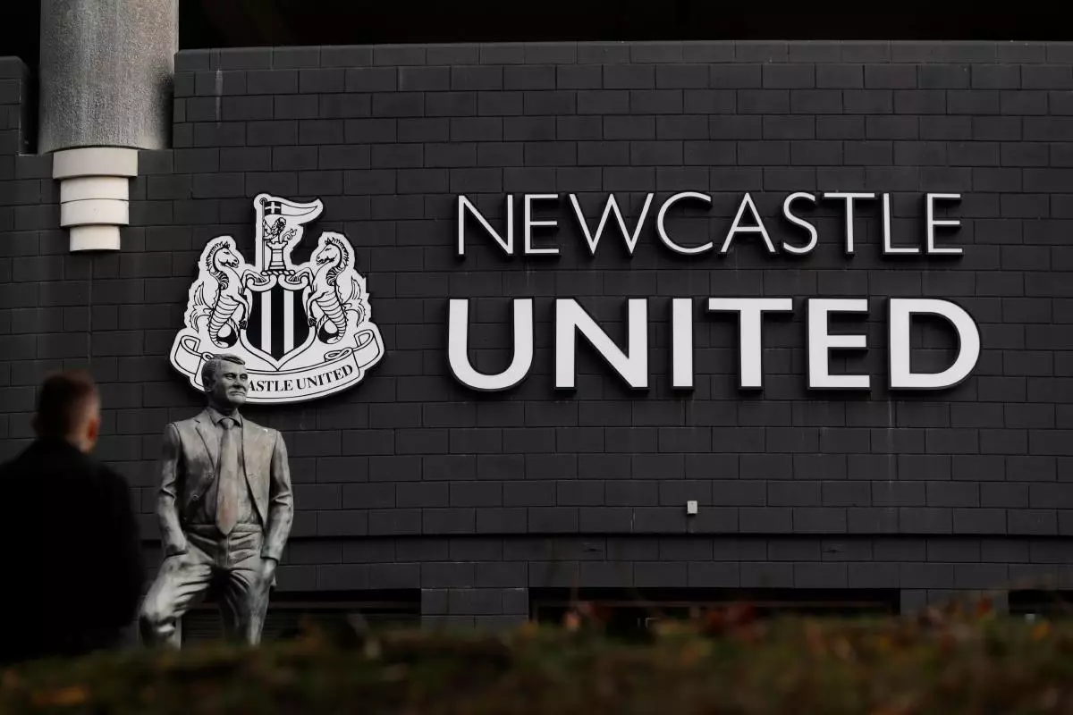 General views outside Newcastle United's St James' Park stadium