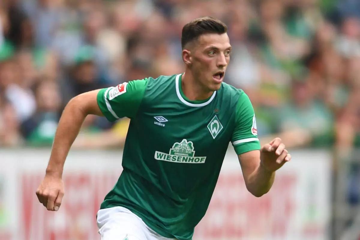 Nicolai Rapp of Werder Bremen Aug 2021