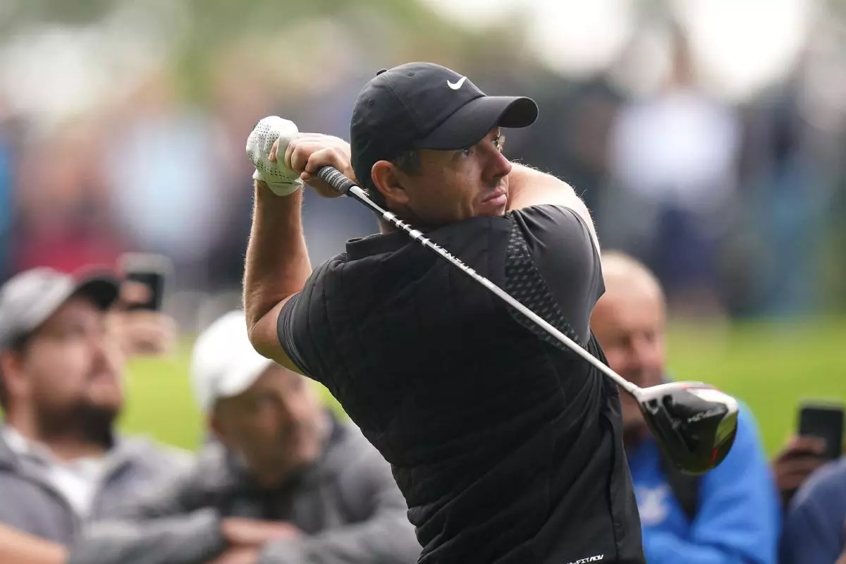 Northern Ireland's Rory McIlroy tees off