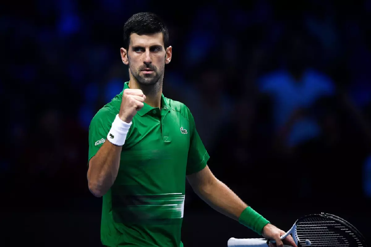Novak Djokovic at the ATP Finals - Nov 2022