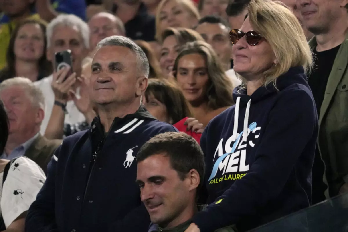 Novak Djokovic father and mother - Jan 2023