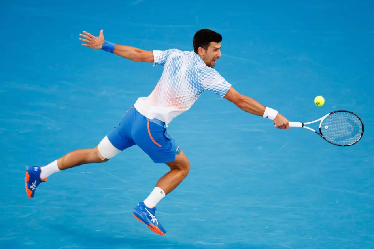 Novak Djokovic into Australian Open final four