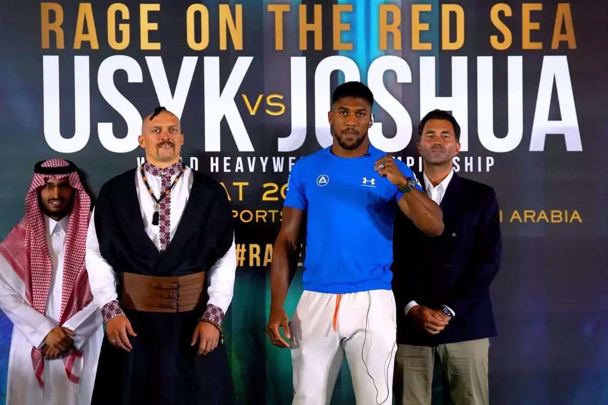 Oleksandr Usyk and Anthony Joshua