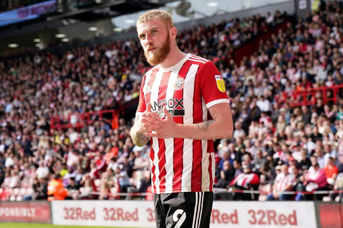 Oli McBurnie of Sheffield Utd