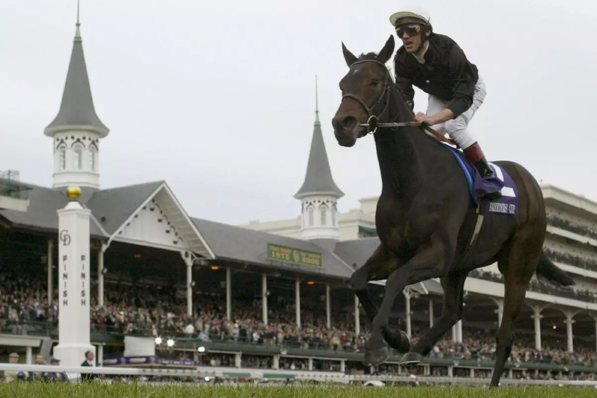 Ouija Board ridden by Frankie Dettori wins Filly and Mare at Breeders Cup at Churchill Downs