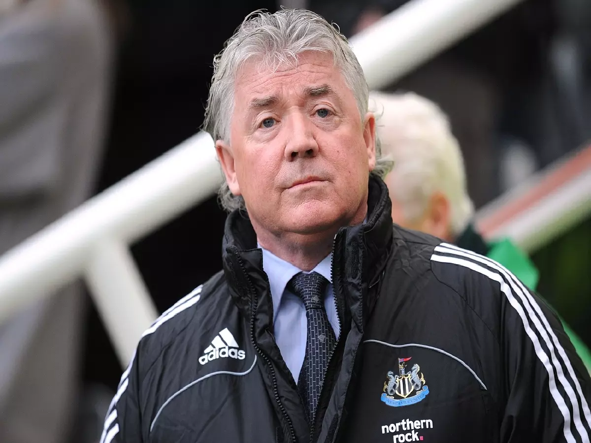 Kinnear during his spell as manager of Newcastle United