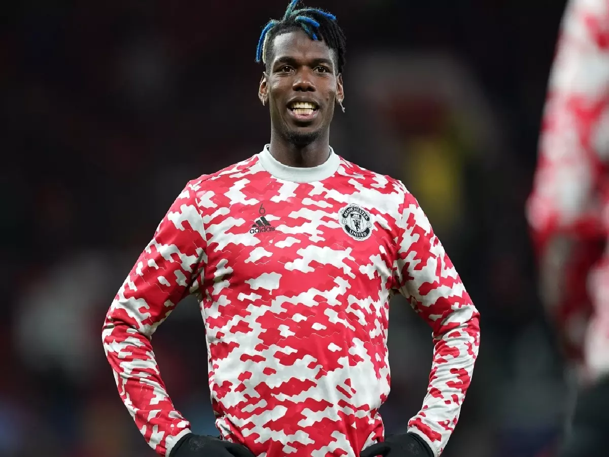 Paul Pogba Manchester United warm-up Oct21