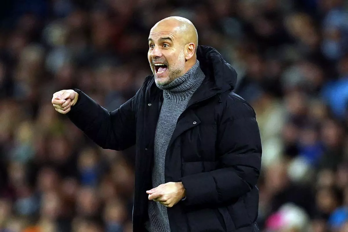 Pep Guardiola of Manchester City Jan 2023