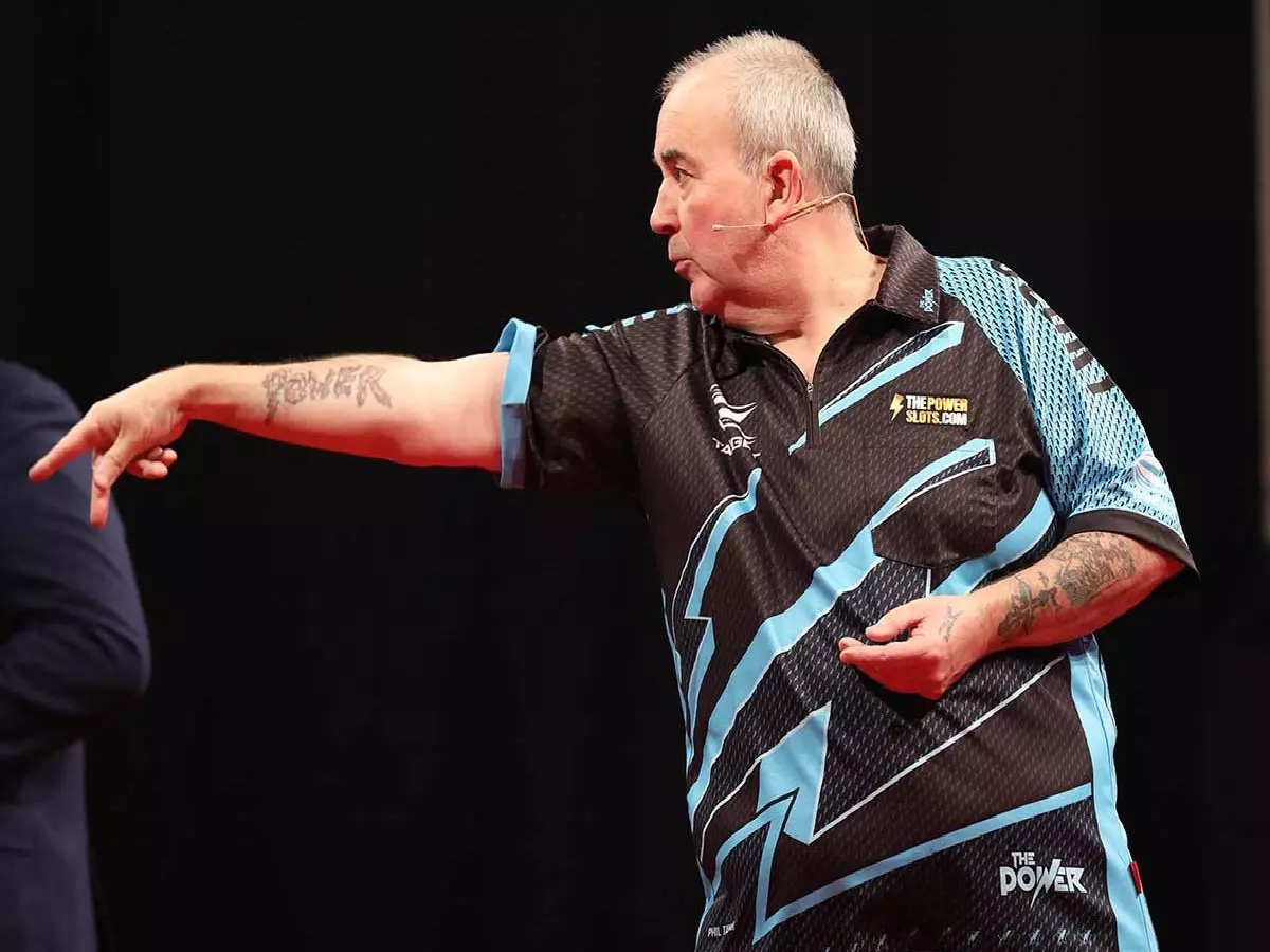 Former darts world champion Phil Taylor