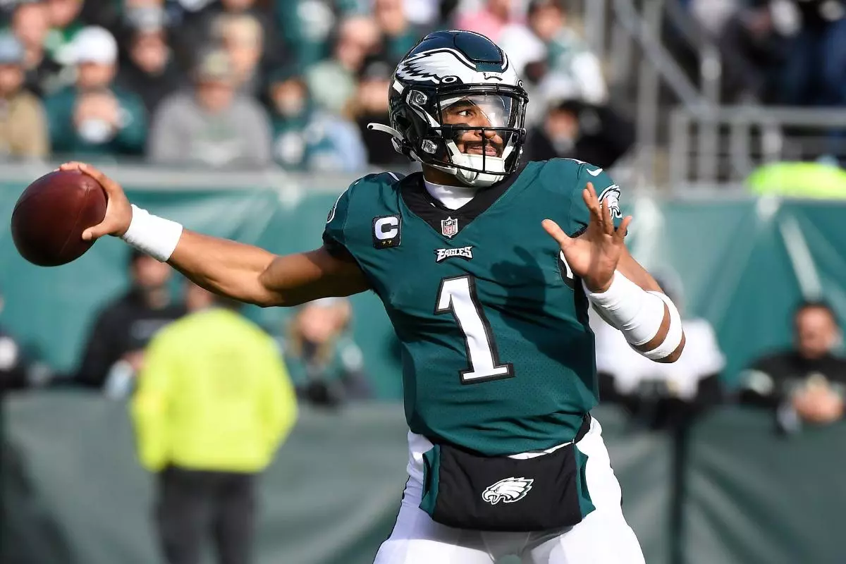 Philadelphia Eagles quarterback Jalen Hurts