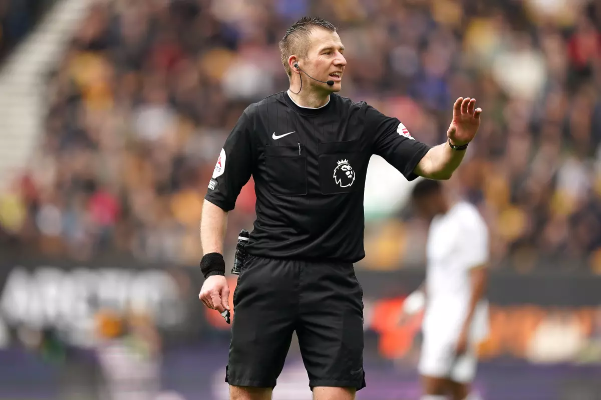 Premier League referee Michael Salisbury - April 2023