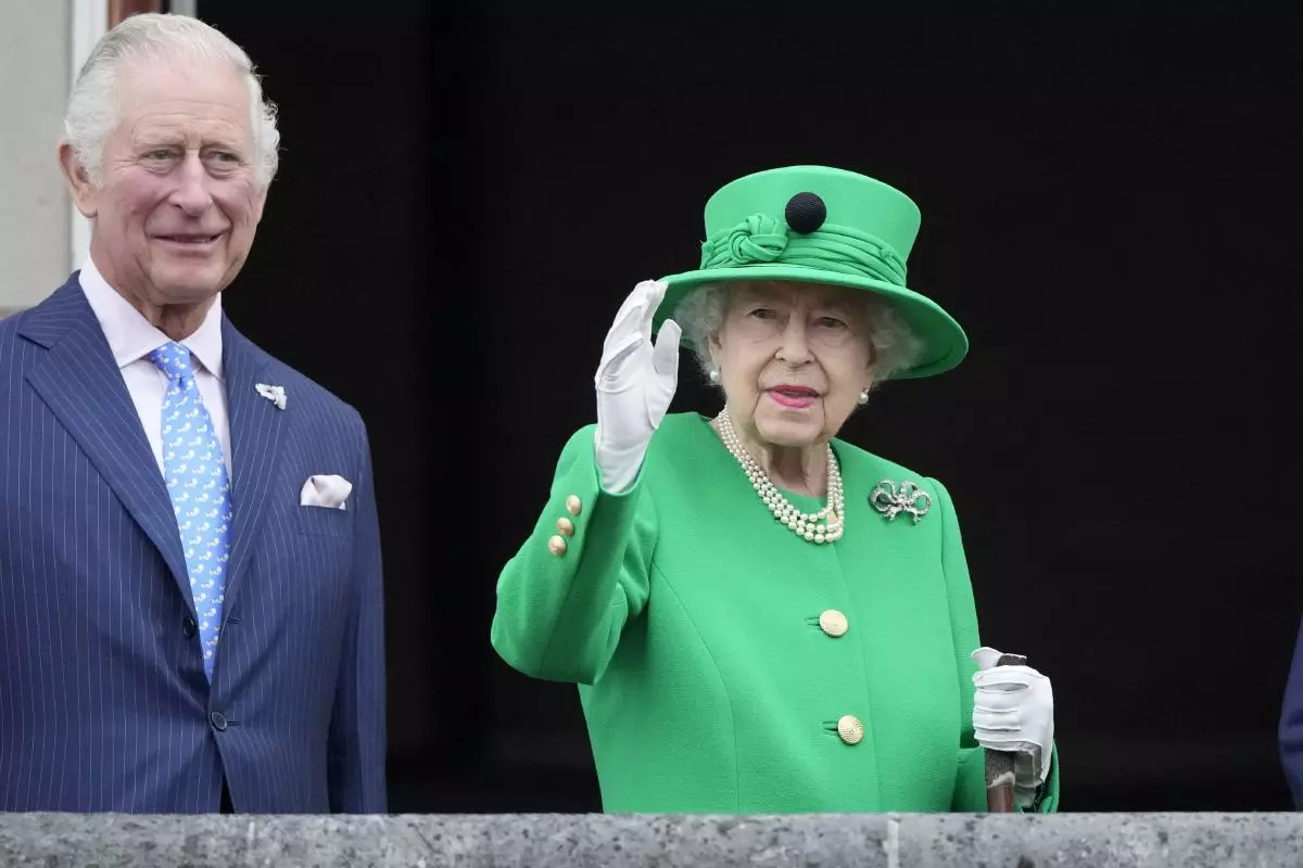 Queen Elizabeth II and the Prince of Wales