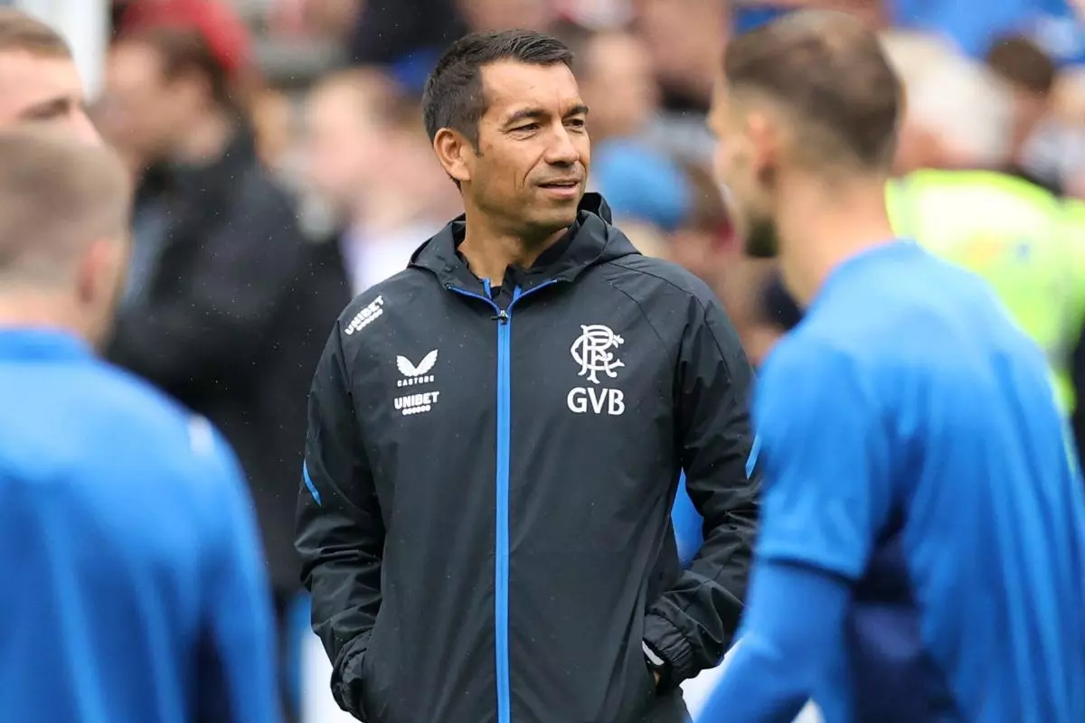Rangers manager Giovanni van Bronckhorst
