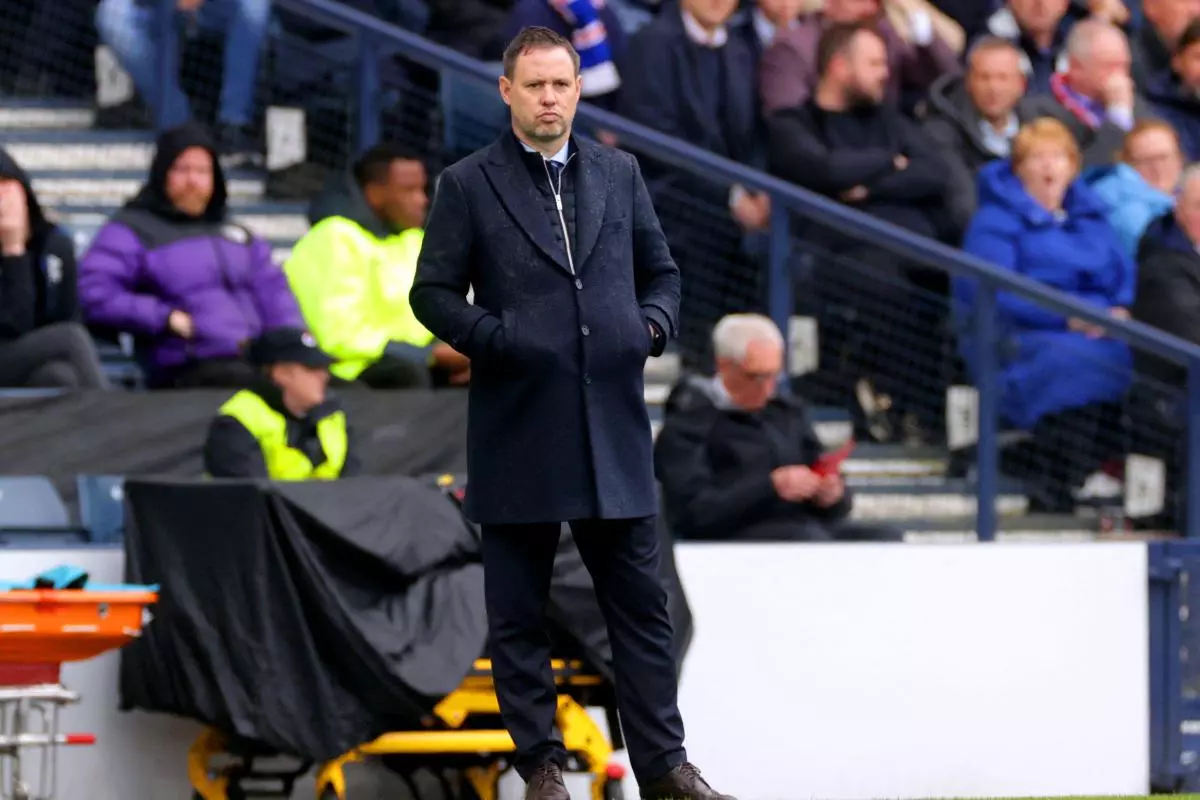 Rangers manager Michael Beale during the Scottish Cup semi-final match against Celtic - May 2023