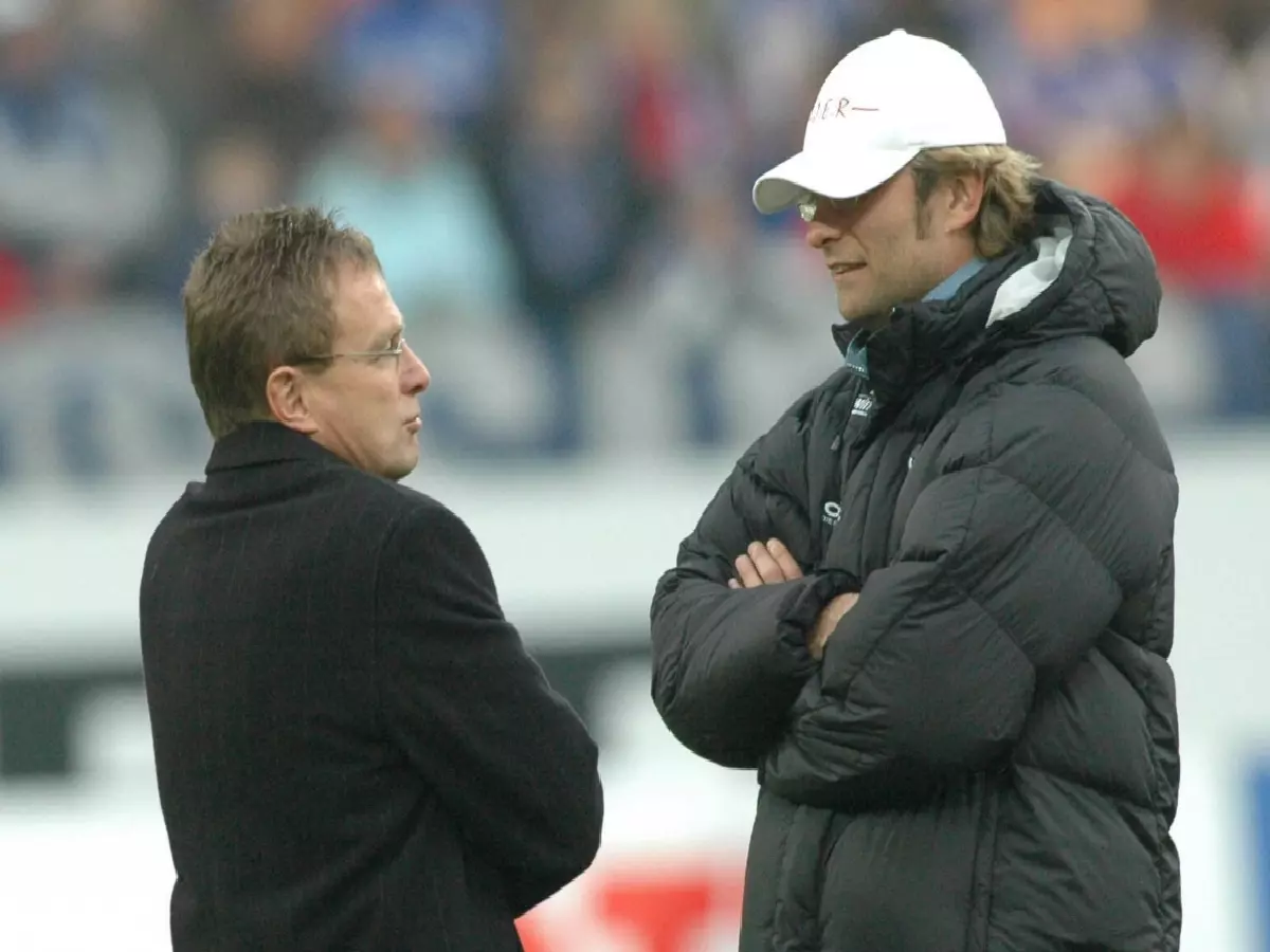 Ralf Rangnick Jurgen Klopp 2005