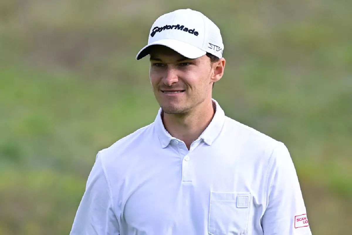 Rasmus Hojgaard at the Open de France - Sep 2022