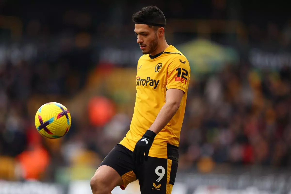 Raul Jimenez of Wolverhampton Wanderers in March 2023
