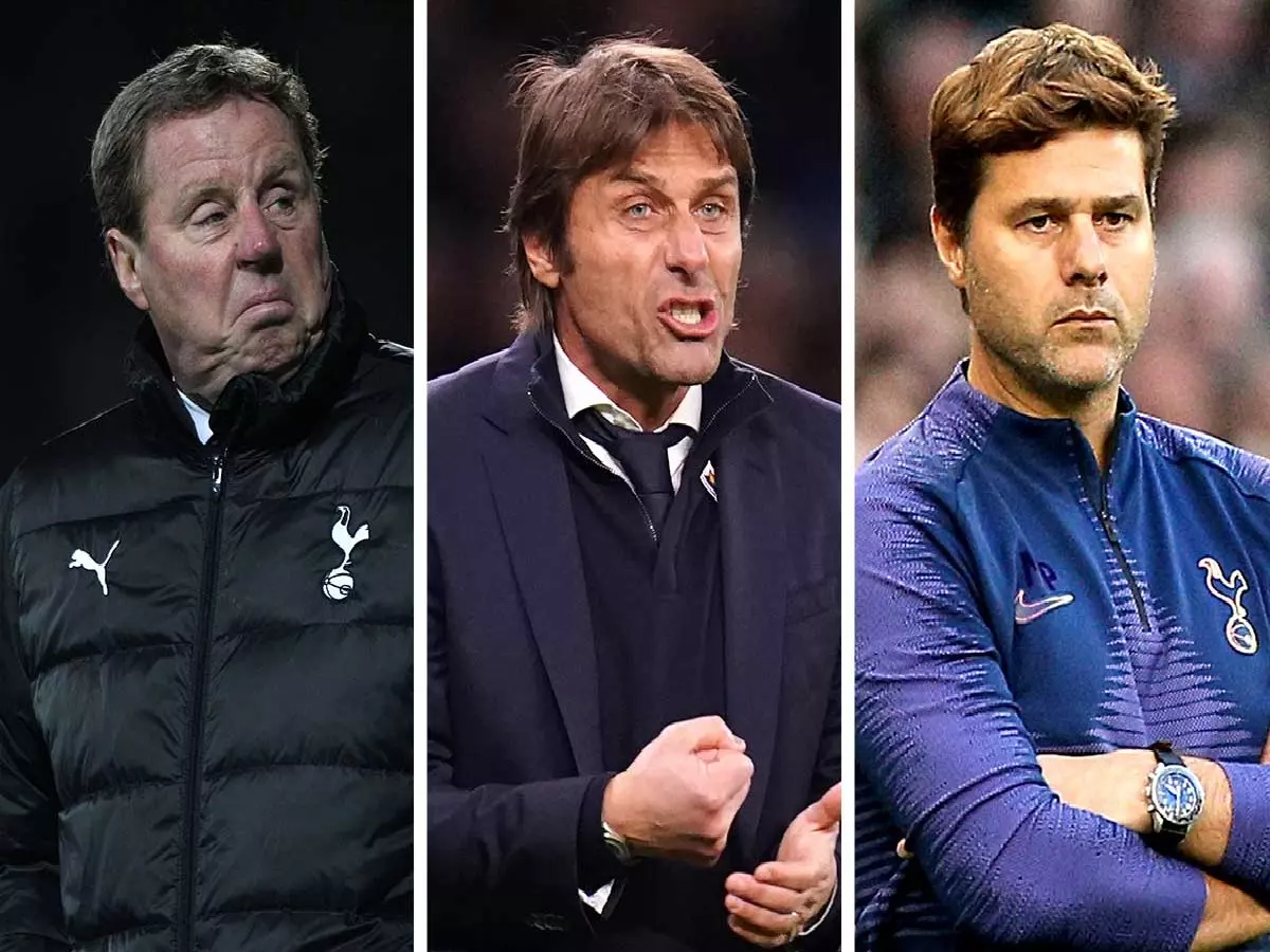 Harry Redknapp, Antonio Conte and Mauricio Pochettino among recent Tottenham managers