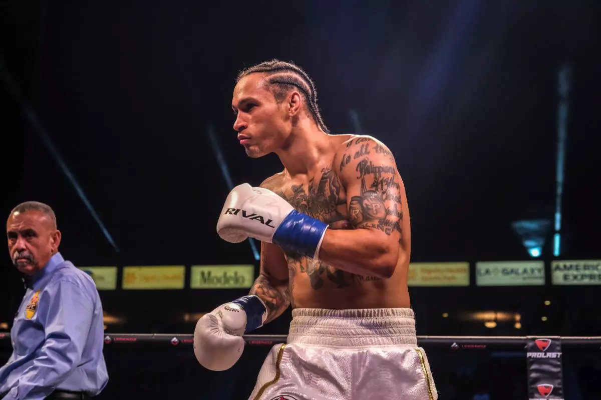 Regis Prograis in action against Jose Zepeda - Nov 2022