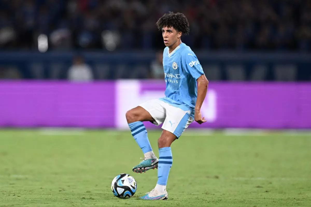 Rico Lewis of Manchester City