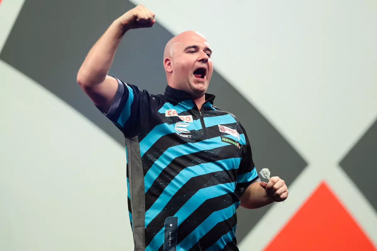 Rob Cross beat Mike De Decker in the final of Premier League 11 - May 2023