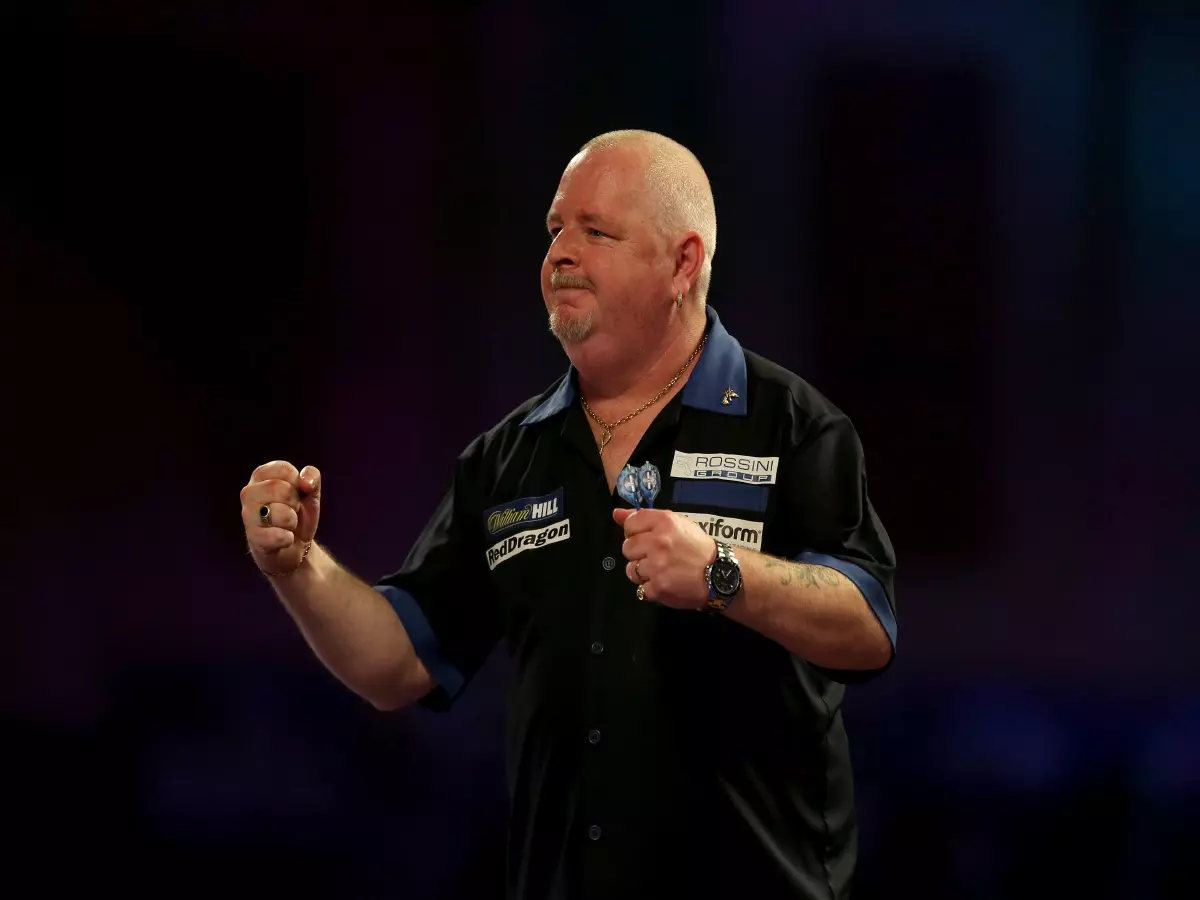 Robert Thornton won the inaugral Senior Worlds Darts Championship