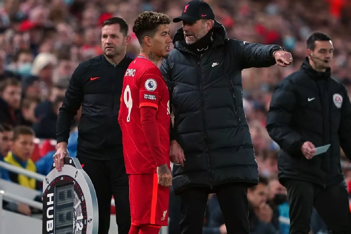 Roberto Firmino Jurgen Klopp Liverpool