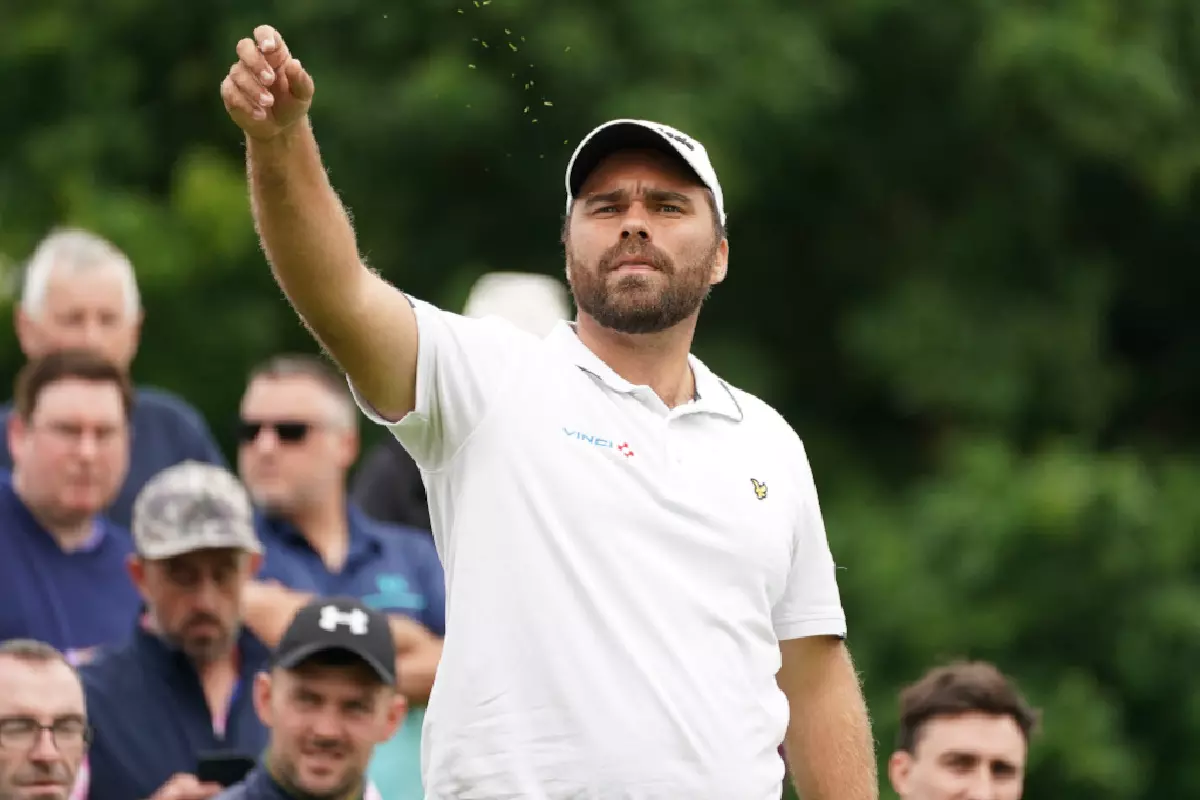 Romain Langasque at the Irish Open - July 2022