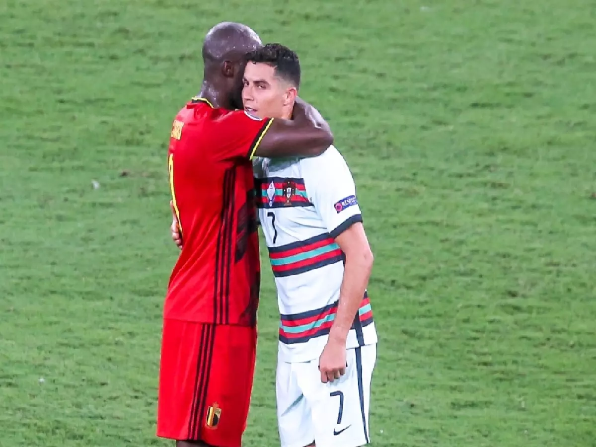 Romelu Lukaku Cristiano Ronaldo Euro 2020
