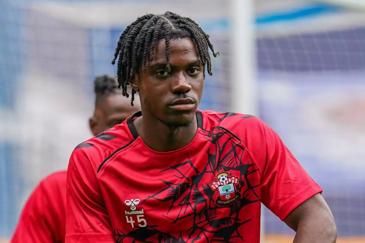 Romeo Lavia of Southampton