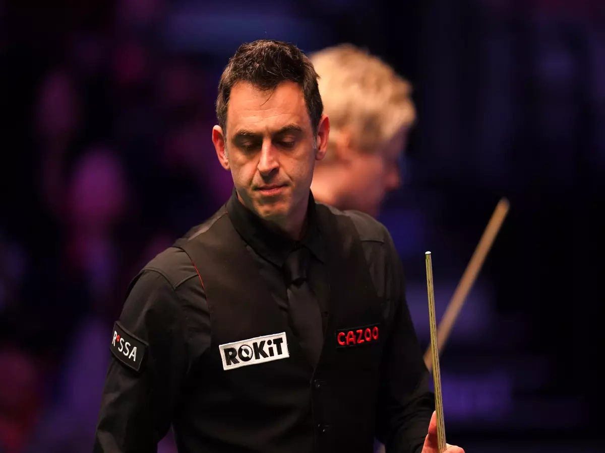 Ronnie O'Sullivan missed out on the title to China's Fan Zhengyi