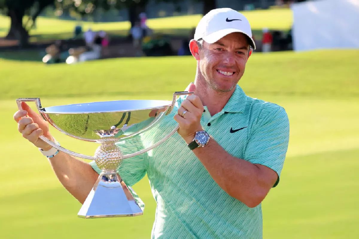 Rory McIlroy wins FedEx Cup - August 2022
