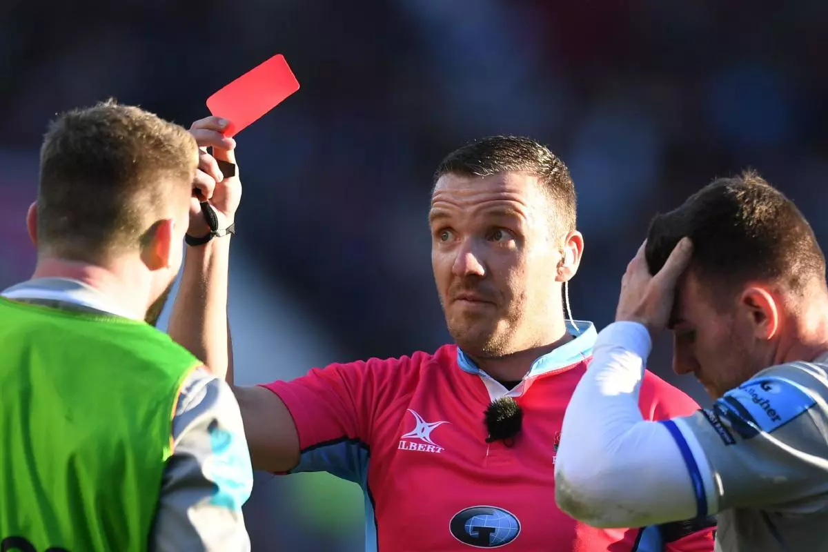 rugby union referee Tom Foley